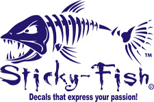 Fishing window sticker decals for your truck