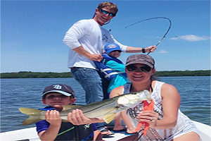 Familt vacation on Longboat Key in Florida