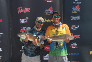 Karl Butigian with a red fish tournament win