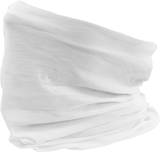 Buff sun gaiter in color white