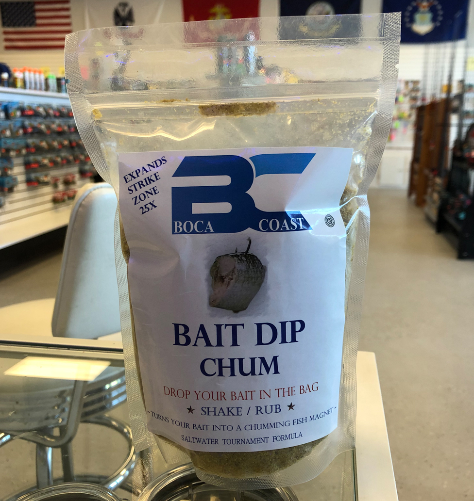 Bait Dip Chum Coating for Inshore and Offshore Saltwater Fishing